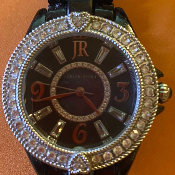 Judith Ripka Ceramic and Stainless Steel Watch - Picture 4 of 4